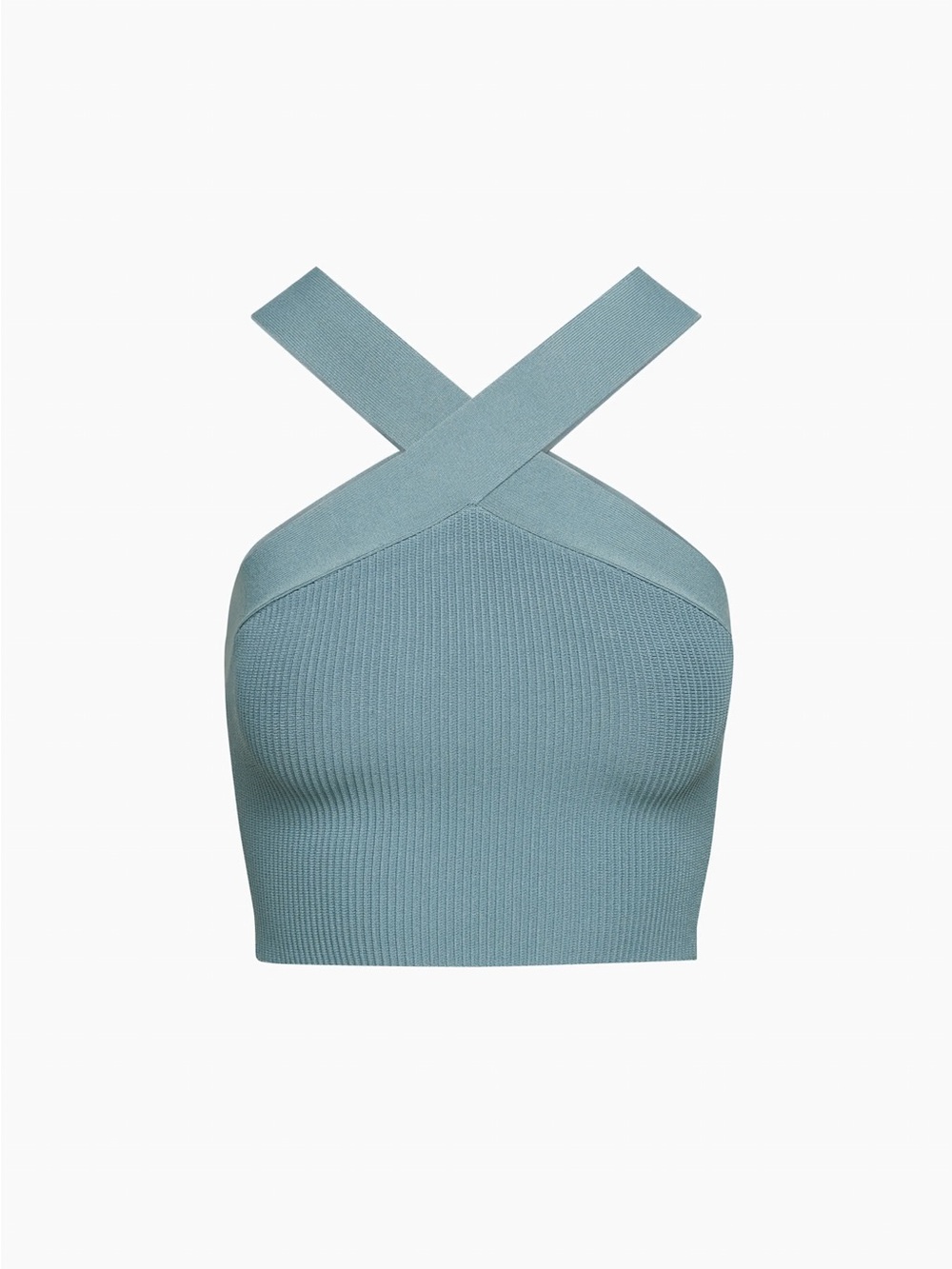 Babaton Sculpt Knit Criss Cross Cropped Tank